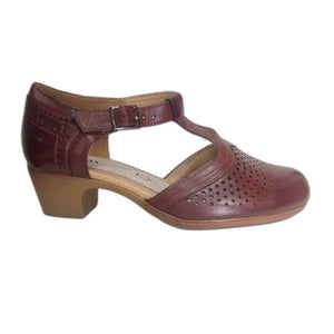 Sandalia taco señora marron - Pastik.cl