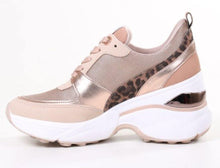 Cargar imagen en el visor de la galería, Zapatilla Analia Oro Rosado. - Pastik.cl
