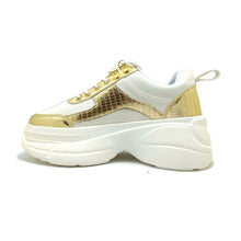 Cargar imagen en el visor de la galería, Zapatilla Chunky Anto Blanco Oro- MININAS - Pastik.cl
