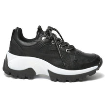 Cargar imagen en el visor de la galería, ZAPATILLA CHUNKY NEGRA AMANDA 001 - Pastik.cl
