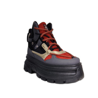 Zapatilla chunky negra gris 239 - Pastik.cl
