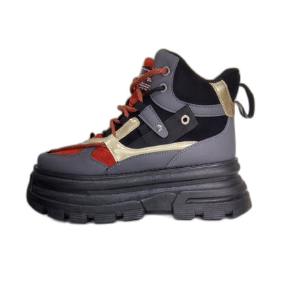 Zapatilla chunky negra gris 239 - Pastik.cl