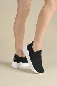 Zapatilla Elasticada 7202 Negro. - Pastik.cl