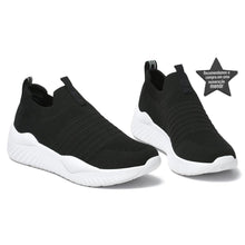 Cargar imagen en el visor de la galería, Zapatilla Elasticada 7202 Negro. - Pastik.cl
