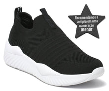 Cargar imagen en el visor de la galería, Zapatilla Elasticada 7202 Negro. - Pastik.cl

