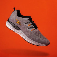 Cargar imagen en el visor de la galería, ZAPATILLA HOMBRE CENIZA NARANJA 7811 - Pastik.cl
