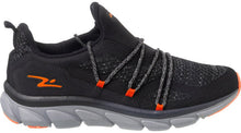 Cargar imagen en el visor de la galería, ZAPATILLA HOMBRE NEGRO NARANJA 8307. - Pastik.cl

