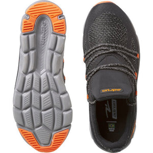 ZAPATILLA HOMBRE NEGRO NARANJA 8307. - Pastik.cl
