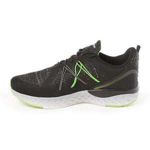 ZAPATILLA HOMBRE NEGRO VERDE 7812 - Pastik.cl