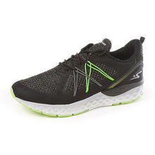 Cargar imagen en el visor de la galería, ZAPATILLA HOMBRE NEGRO VERDE 7812 - Pastik.cl
