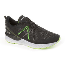 Cargar imagen en el visor de la galería, ZAPATILLA HOMBRE NEGRO VERDE 7812 - Pastik.cl

