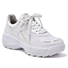 Cargar imagen en el visor de la galería, ZAPATILLA JOGGING MUJER BLANCA INA. - Pastik.cl
