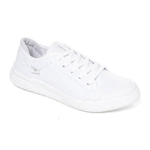 Cargar imagen en el visor de la galería, ZAPATILLA LONA MUJER BLANCO 9301. - Pastik.cl
