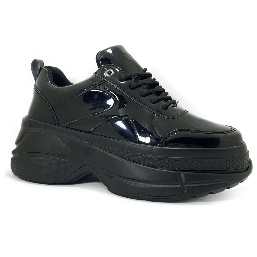 Zapatilla Lula Negro Charol - MININAS - Pastik.cl