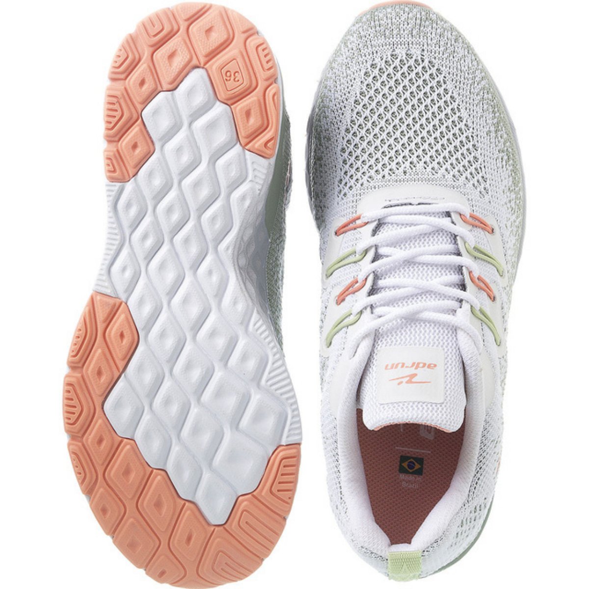 ZAPATILLA MUJER BLANCO SALMON 7811 - Pastik.cl