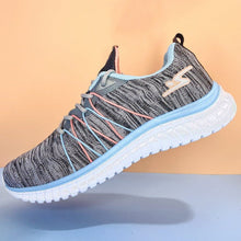 Cargar imagen en el visor de la galería, ZAPATILLA MUJER CENIZA CELESTE SALMÓN 8619 - Pastik.cl
