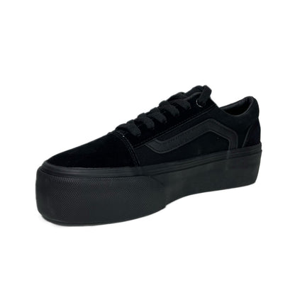 ZAPATILLA MUJER LONA FULL NEGRO VAS II - Pastik.cl