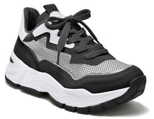 Cargar imagen en el visor de la galería, ZAPATILLA MUJER MONSTER NEGRA BLANCO ZBR - Pastik.cl
