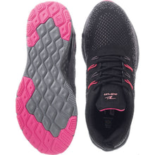 Cargar imagen en el visor de la galería, ZAPATILLA MUJER NEGRO GRAFITO ROSA 7811 - Pastik.cl
