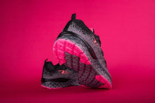 Cargar imagen en el visor de la galería, ZAPATILLA MUJER NEGRO GRAFITO ROSA 7811 - Pastik.cl
