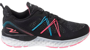 ZAPATILLA MUJER NEGRO ROSA TURQUESA 7812 - Pastik.cl