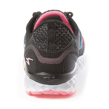 Cargar imagen en el visor de la galería, ZAPATILLA MUJER NEGRO ROSA TURQUESA 7812 - Pastik.cl
