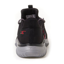 Cargar imagen en el visor de la galería, ZAPATILLA NIÑO NEGRO GRIS ROJO 8807 - Pastik.cl
