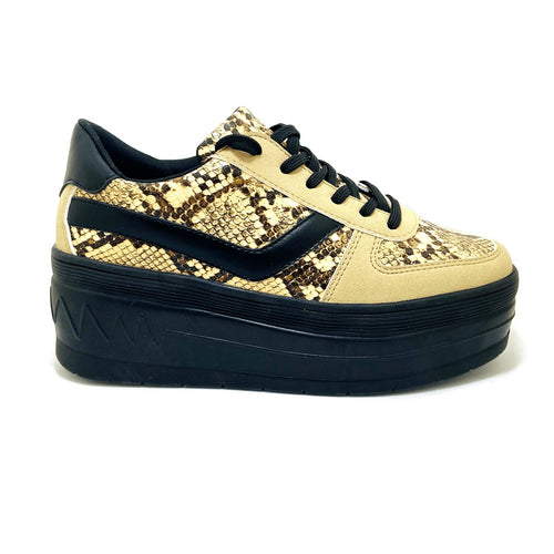 Zapatilla Pitu Beige Snake - MININAS-CAJA 12 PARES (36 AL 41) - Pastik.cl