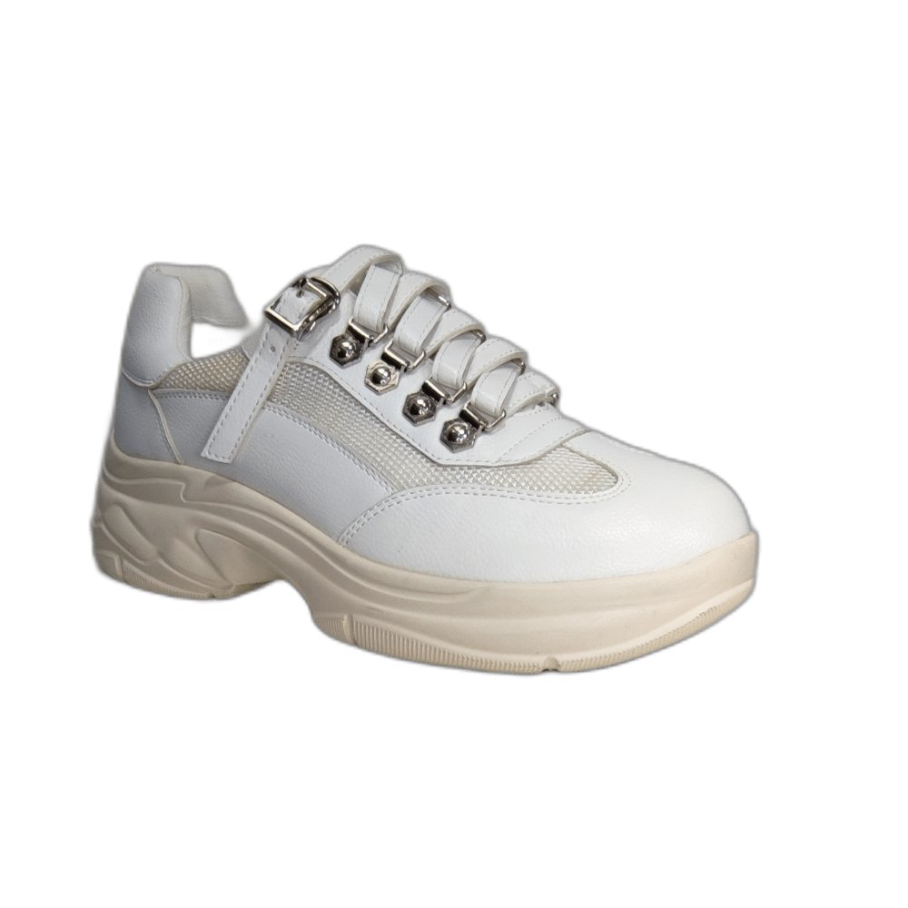 Zapatilla plataforma 014 blanco - Pastik.cl