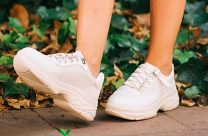 Zapatilla plataforma 014 blanco - Pastik.cl