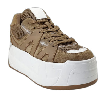 Zapatilla Plataforma Beige - Pastik.cl