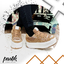 Cargar imagen en el visor de la galería, Zapatilla Plataforma Beige - Pastik.cl
