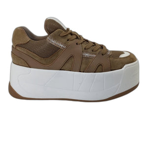 Zapatilla Plataforma Beige - Pastik.cl