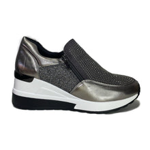 Cargar imagen en el visor de la galería, Zapatilla plataforma Grafito N37- - Pastik.cl

