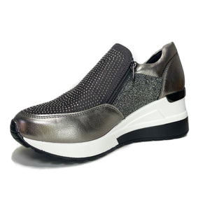 Zapatilla plataforma Grafito N37- - Pastik.cl