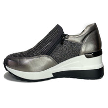 Cargar imagen en el visor de la galería, Zapatilla plataforma Grafito N37- - Pastik.cl
