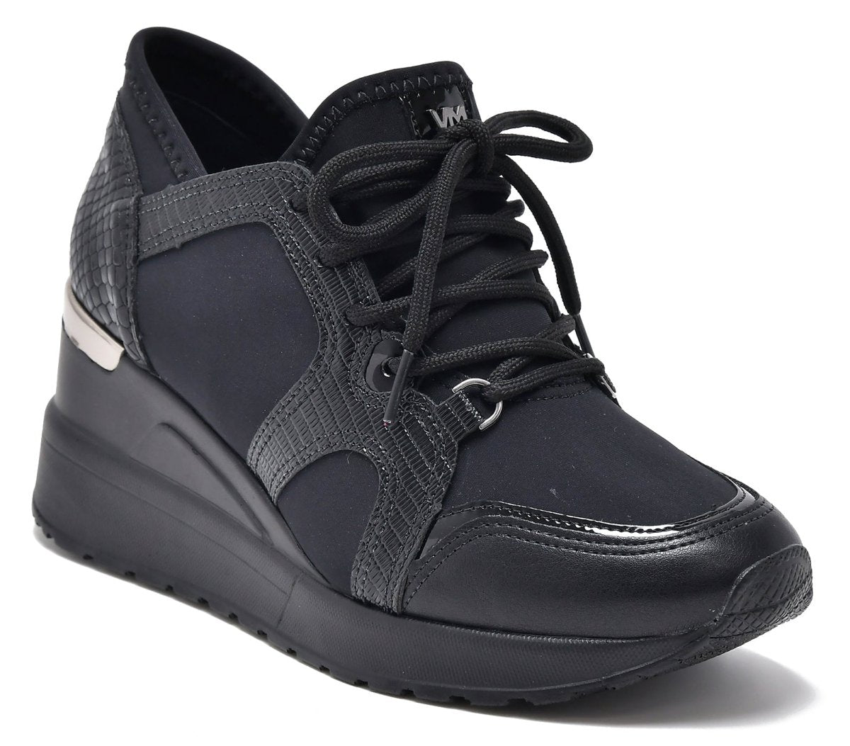 ZAPATILLA PLATAFORMA NEGRO STRETCH - Pastik.cl