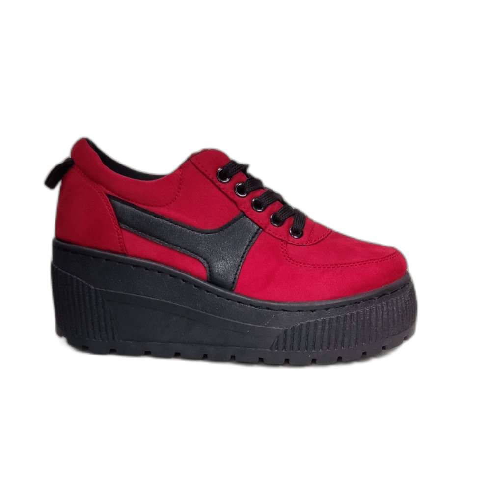 zapatilla plataforma rojo 290 - Pastik.cl