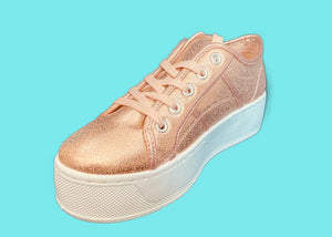 Zapatillas plataforma champagne 270 - Pastik.cl